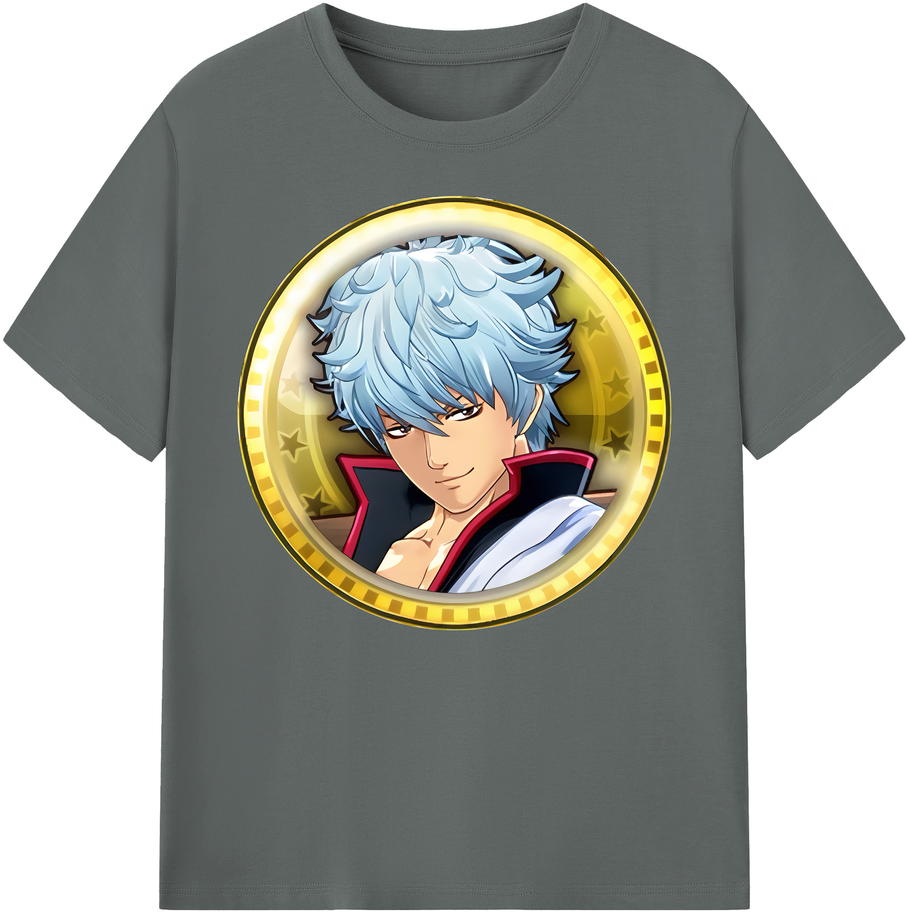 （画像用） ぎんたま 坂田銀時（さかたぎんとき） 神楽 志村新八（しむら しんぱち） GINTAMA Sakata Gintoki Kagura Shimura Shinpachi 綿100％ メンズ半袖Tシャツ｜肌触りやわらか＆通気性